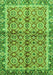 Oriental Green Traditional Rug, abs3198grn