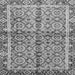 Square Oriental Gray Traditional Rug, abs3198gry