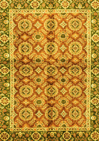 Oriental Yellow Traditional Rug, abs3198yw