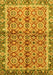 Oriental Yellow Traditional Rug, abs3198yw