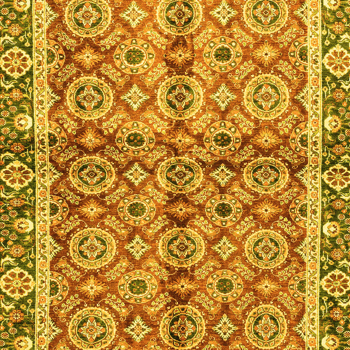 Oriental Yellow Traditional Rug, abs3198yw