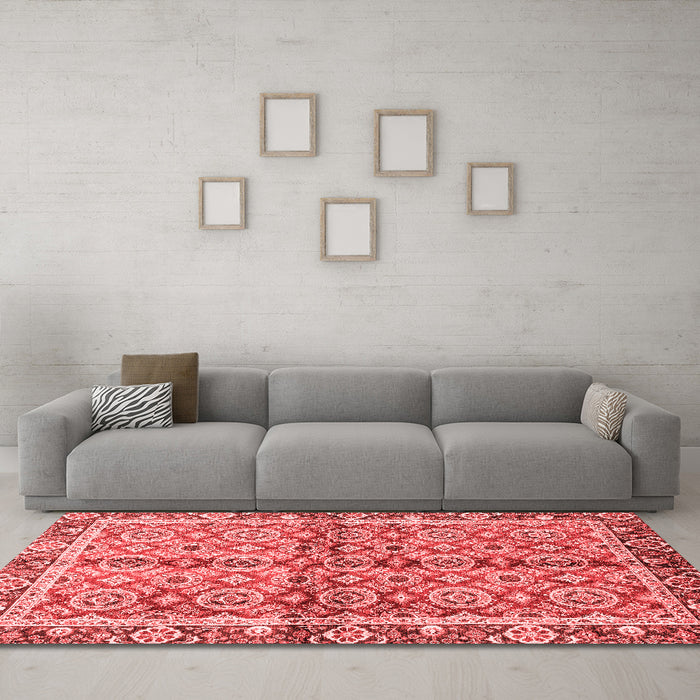 Traditional Red Washable Rugs