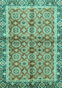 Oriental Turquoise Traditional Rug, abs3198turq