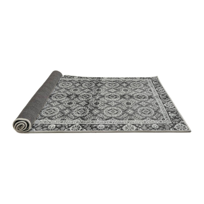 Sideview of Oriental Gray Traditional Rug, abs3198gry