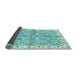 Sideview of Oriental Light Blue Traditional Rug, abs3199lblu