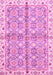 Machine Washable Oriental Pink Traditional Rug, wshabs3199pnk