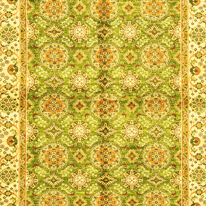 Oriental Yellow Traditional Rug, abs3199yw