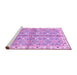 Sideview of Machine Washable Oriental Purple Traditional Area Rugs, wshabs3199pur