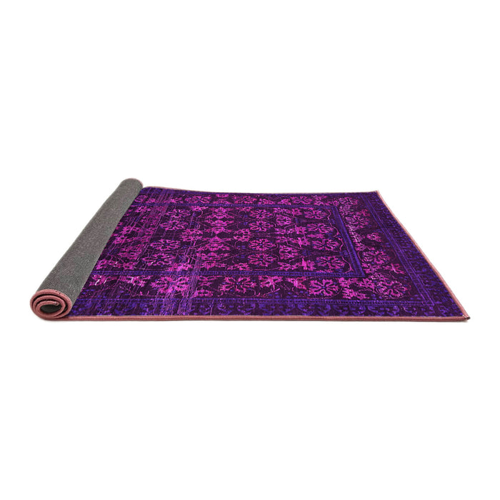 Sideview of Abstract Pink Modern Rug, abs319pnk