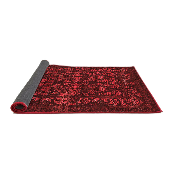 Abstract Red Modern Area Rugs