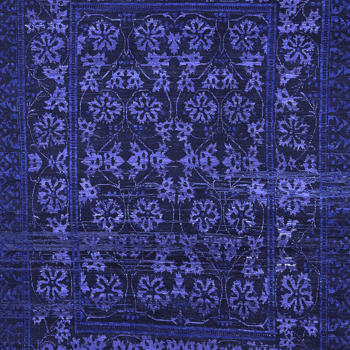 Abstract Blue Modern Rug, abs319blu