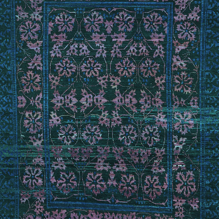 Abstract Turquoise Modern Rug, abs319turq