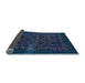 Sideview of Abstract Light Blue Modern Rug, abs319lblu