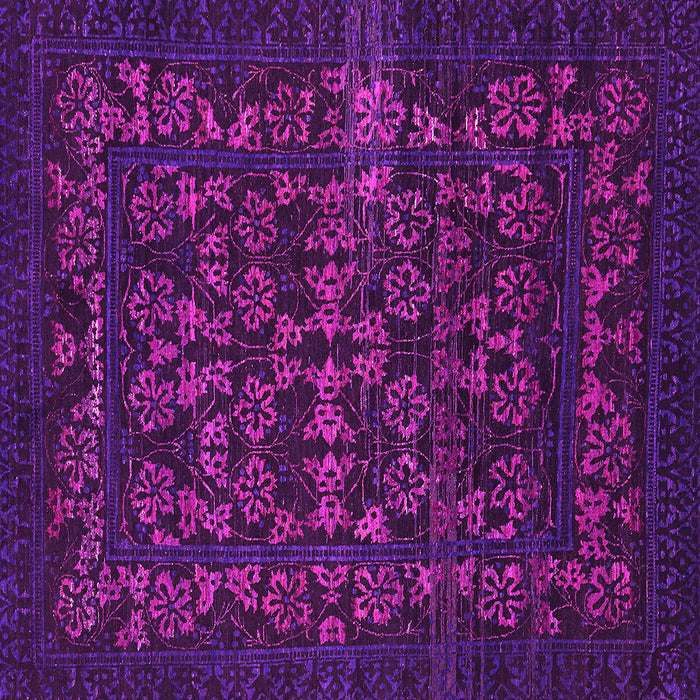 Square Abstract Pink Modern Rug, abs319pnk