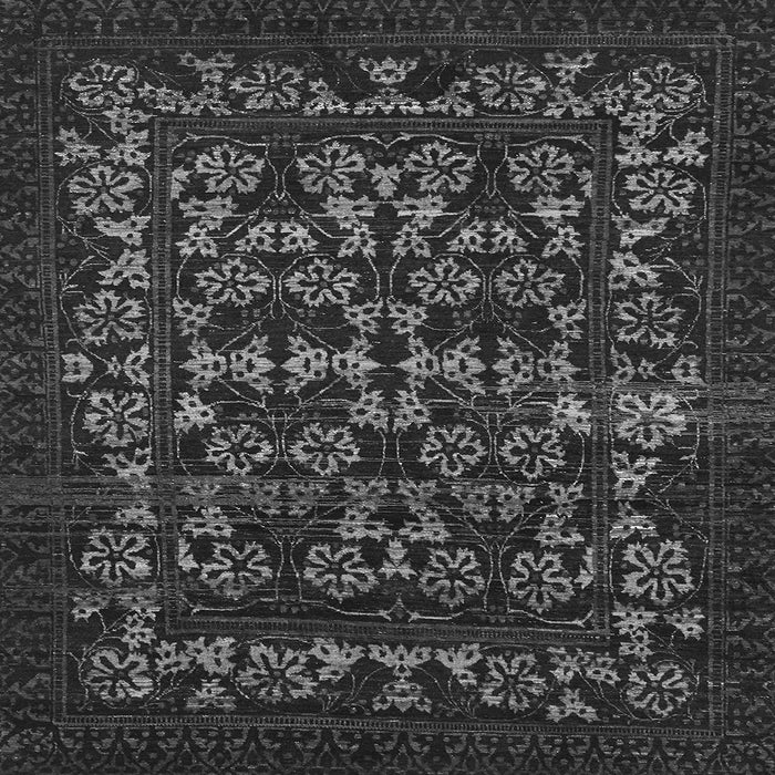 Square Machine Washable Abstract Gray Modern Rug, wshabs319gry