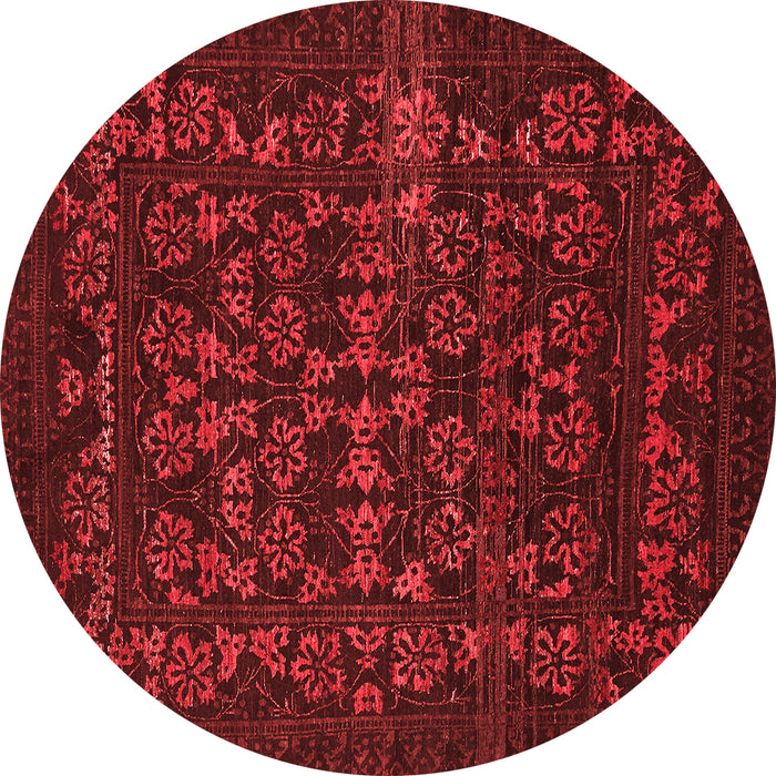 Abstract Red Modern Rug, abs319red