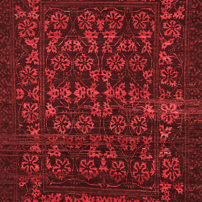 Machine Washable Abstract Red Modern Rug, wshabs319red