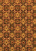 Machine Washable Abstract Orange Modern Area Rugs, wshabs31org