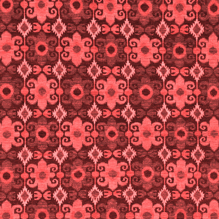 Machine Washable Abstract Red Modern Rug, wshabs31red