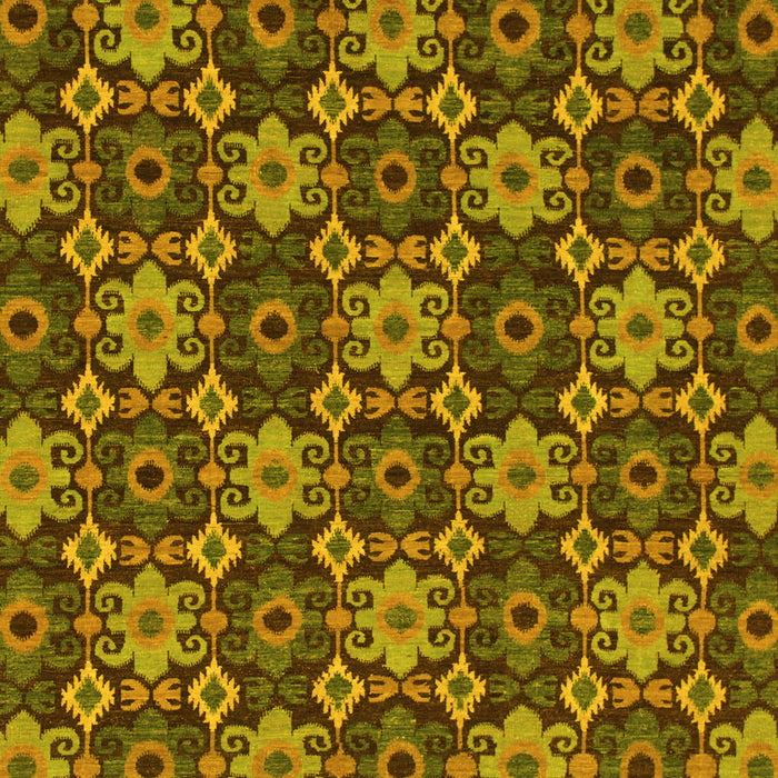 Abstract Yellow Modern Rug, abs31yw