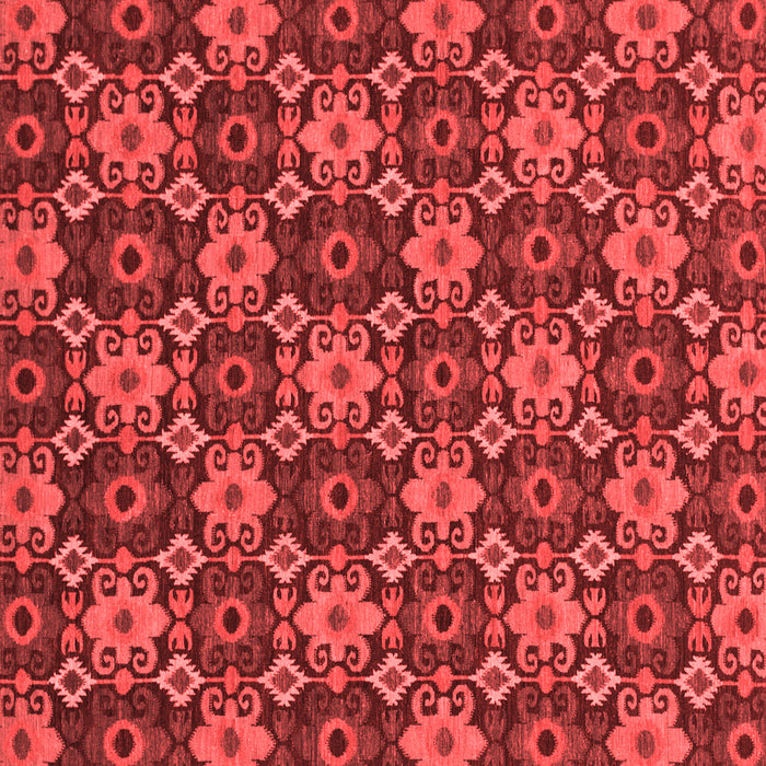 Abstract Red Modern Rug, abs31red