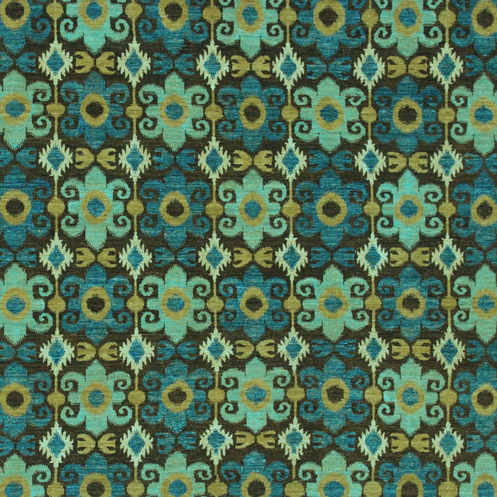 Machine Washable Abstract Light Blue Modern Rug, wshabs31lblu