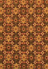 Abstract Orange Modern Rug, abs31org