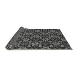 Sideview of Abstract Gray Modern Rug, abs31gry