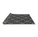 Sideview of Abstract Gray Modern Rug, abs31gry