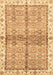 Machine Washable Oriental Brown Traditional Rug, wshabs3200brn