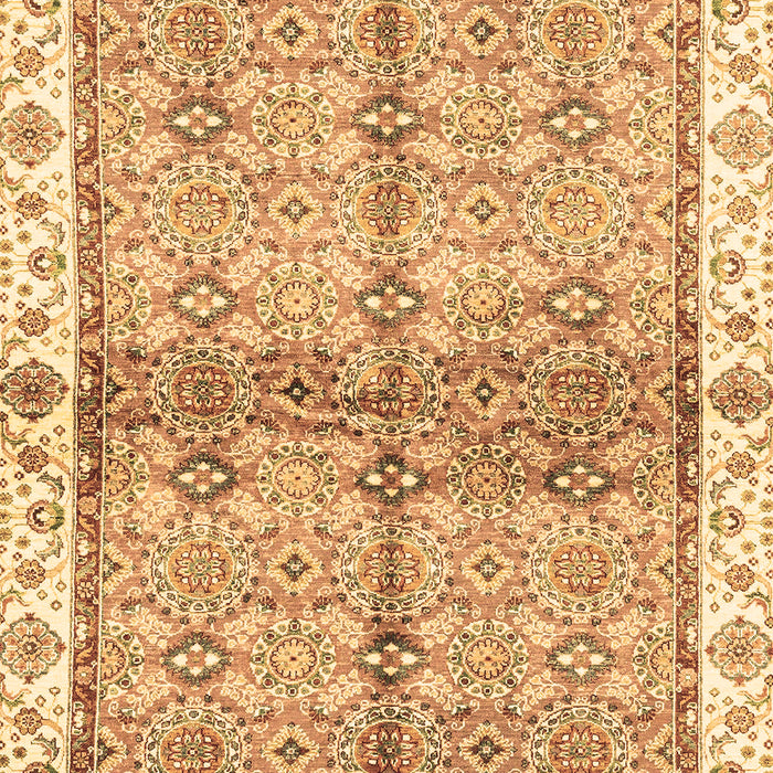 Machine Washable Oriental Brown Traditional Rug, wshabs3200brn