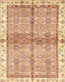 Abstract Orange Oriental Rug, abs3200