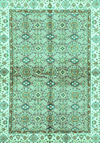 Oriental Turquoise Traditional Rug, abs3200turq