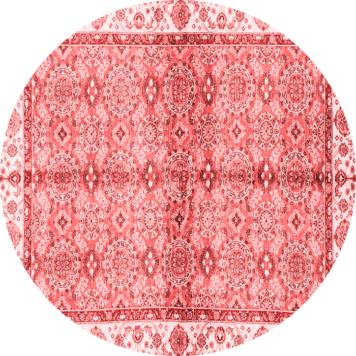 Machine Washable Oriental Red Traditional Rug, wshabs3200red