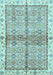 Oriental Light Blue Traditional Rug, abs3200lblu