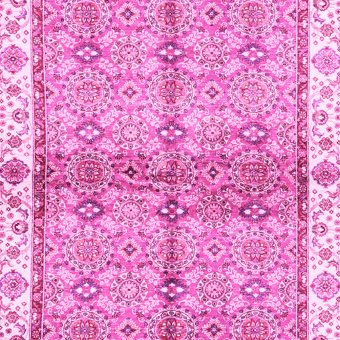 Machine Washable Oriental Pink Traditional Rug, wshabs3200pnk