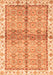 Oriental Orange Traditional Rug, abs3200org