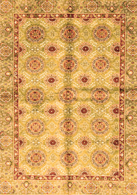 Abstract Orange Modern Rug, abs3201org