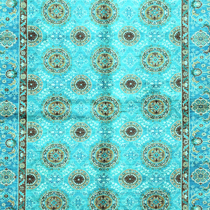 Abstract Light Blue Modern Rug, abs3201lblu