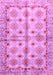 Abstract Pink Modern Rug, abs3201pnk