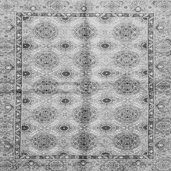 Square Machine Washable Abstract Gray Modern Rug, wshabs3201gry