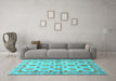 Machine Washable Abstract Light Blue Modern Rug in a Living Room, wshabs3201lblu