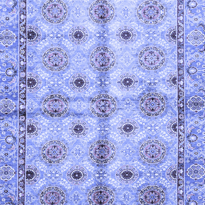 Abstract Blue Modern Rug, abs3201blu