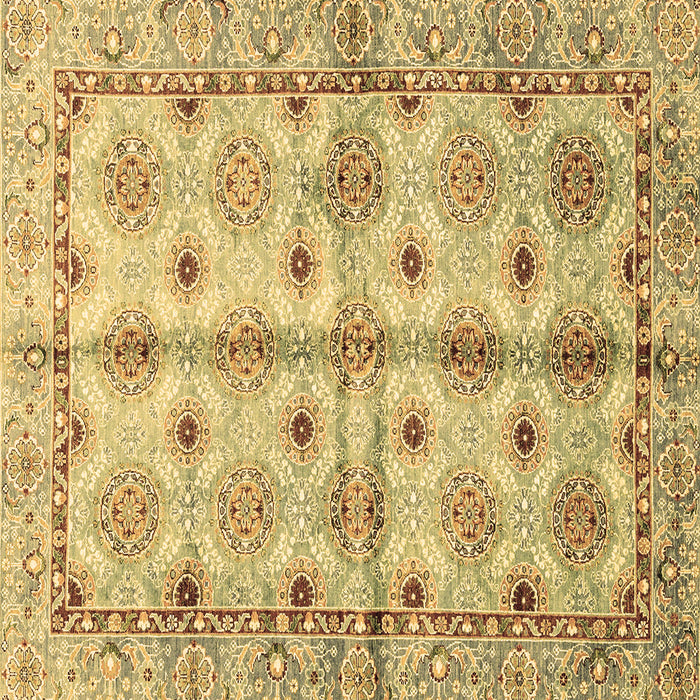 Square Machine Washable Abstract Brown Modern Rug, wshabs3201brn