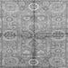 Square Oriental Gray Traditional Rug, abs3202gry