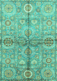 Oriental Turquoise Traditional Rug, abs3202turq