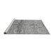 Sideview of Machine Washable Oriental Gray Traditional Rug, wshabs3202gry