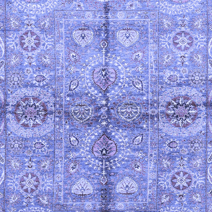 Machine Washable Oriental Blue Traditional Rug, wshabs3202blu