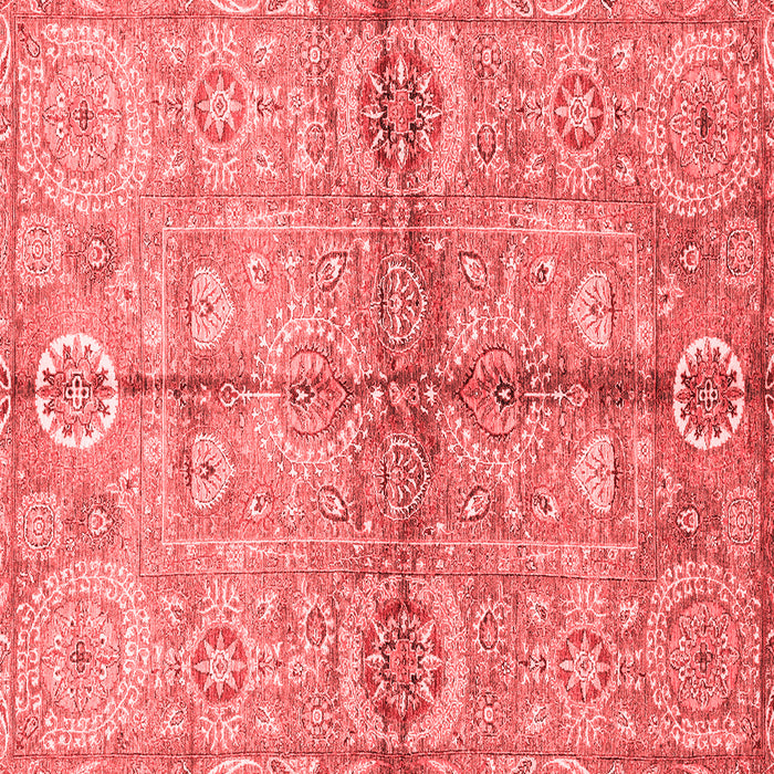 Machine Washable Oriental Red Traditional Rug, wshabs3202red