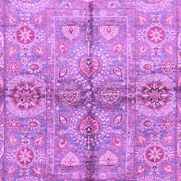 Machine Washable Oriental Purple Traditional Area Rugs, wshabs3202pur